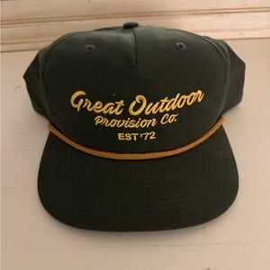 Green and Yellow Great Outdoor Provision Co. Hat